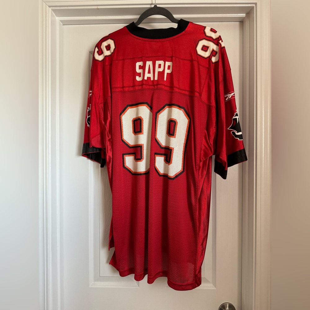 Vintage Reebok Tampa Bay Buccaneers Officially Licensed Warren Sapp Jersey